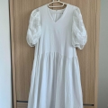 白色韩版裙
